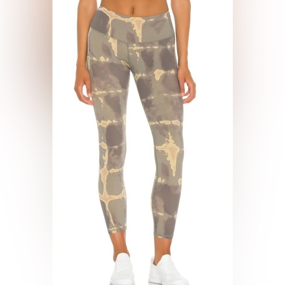Varley Luna Legging In Golden Tie Dye
